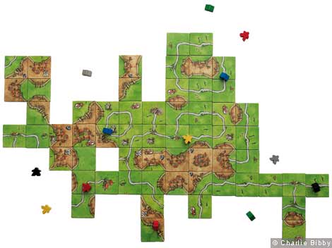 The board game Carcassonne