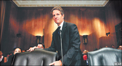 Tim Geithner, US Treasury secretary,
